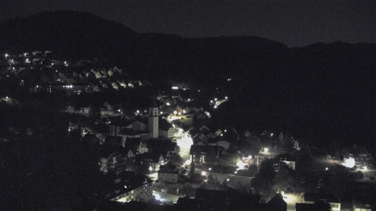 Dieses Bild zeigt eine Webcam-Aufnahme von Ottenhöfen, aufgenommen am Mittwoch, den 23.09.2026 um 02:30 Uhr