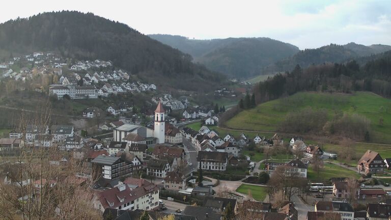 Dieses Bild zeigt eine Webcam-Aufnahme von Ottenhöfen, aufgenommen am Montag, den 23.03.2026 um 07:40 Uhr