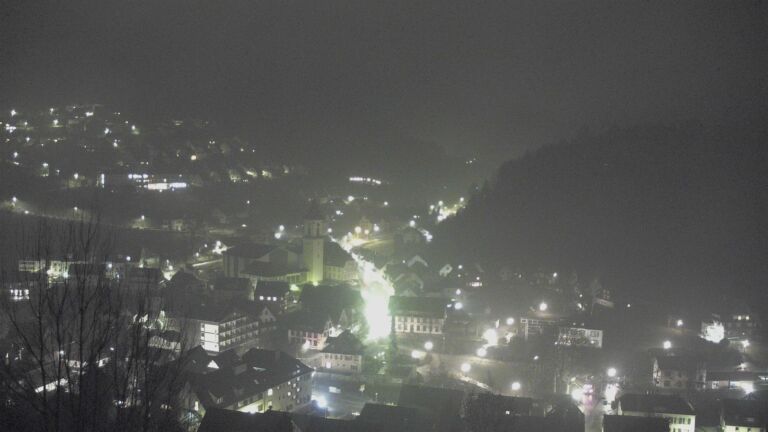 Dieses Bild zeigt eine Webcam-Aufnahme von Ottenhöfen, aufgenommen am Montag, den 26.01.2026 um 06:40 Uhr