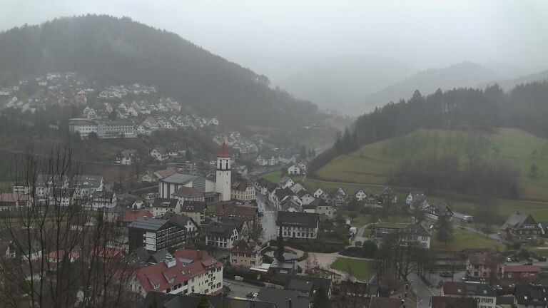 Dieses Bild zeigt eine Webcam-Aufnahme von Ottenhöfen, aufgenommen am Dienstag, den 24.02.2026 um 10:30 Uhr