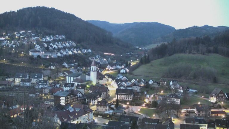 Dieses Bild zeigt eine Webcam-Aufnahme von Ottenhöfen, aufgenommen am Dienstag, den 24.03.2026 um 05:50 Uhr