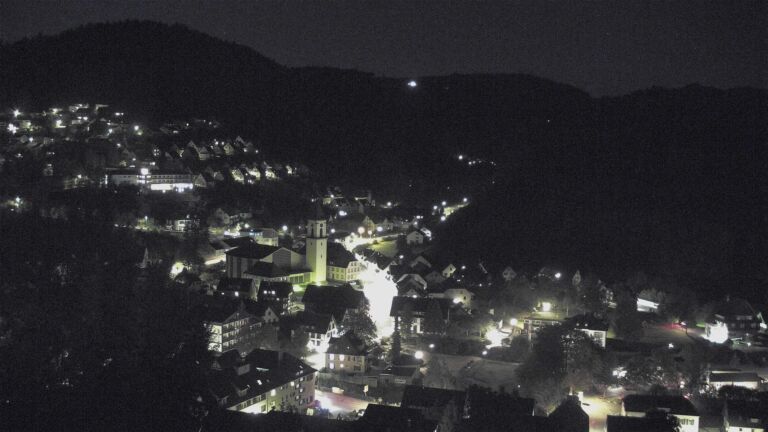 Dieses Bild zeigt eine Webcam-Aufnahme von Ottenhöfen, aufgenommen am Donnerstag, den 15.10.2026 um 06:30 Uhr