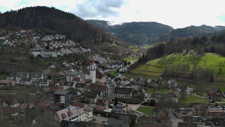 Dieses Bild zeigt eine Webcam-Aufnahme von Ottenhöfen, aufgenommen am Sonntag, den 29.03.2026 um 14:50 Uhr