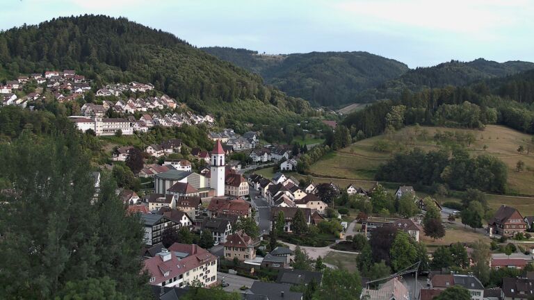Dieses Bild zeigt eine Webcam-Aufnahme von Ottenhöfen, aufgenommen am Mittwoch, den 22.07.2026 um 20:10 Uhr
