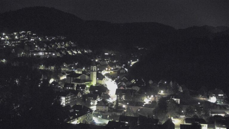 Dieses Bild zeigt eine Webcam-Aufnahme von Ottenhöfen, aufgenommen am Mittwoch, den 30.09.2026 um 20:10 Uhr