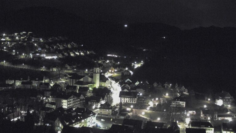 Dieses Bild zeigt eine Webcam-Aufnahme von Ottenhöfen, aufgenommen am Donnerstag, den 19.02.2026 um 06:10 Uhr