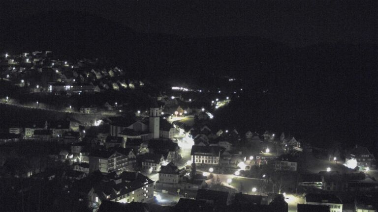 Dieses Bild zeigt eine Webcam-Aufnahme von Ottenhöfen, aufgenommen am Mittwoch, den 18.03.2026 um 01:00 Uhr