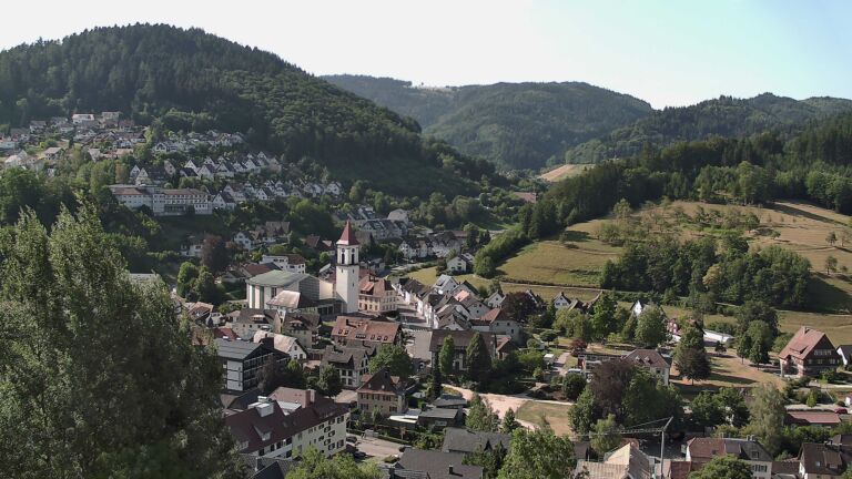 Dieses Bild zeigt eine Webcam-Aufnahme von Ottenhöfen, aufgenommen am Donnerstag, den 23.07.2026 um 09:40 Uhr
