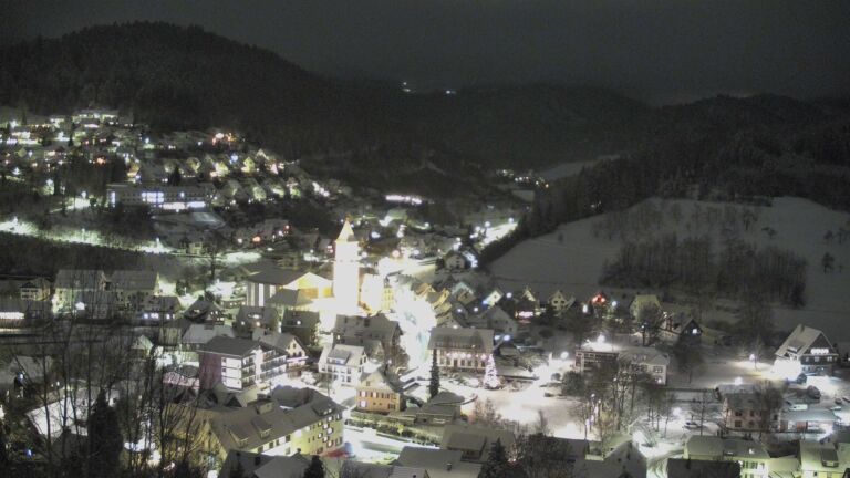 Dieses Bild zeigt eine Webcam-Aufnahme von Ottenhöfen, aufgenommen am Samstag, den 03.01.2026 um 17:50 Uhr