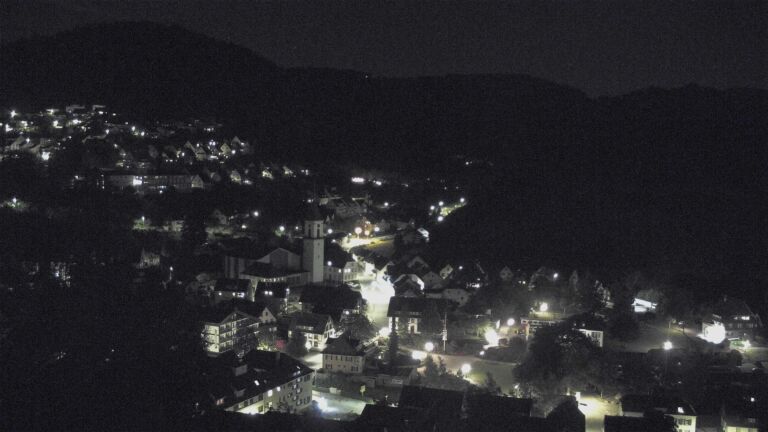 Dieses Bild zeigt eine Webcam-Aufnahme von Ottenhöfen, aufgenommen am Donnerstag, den 21.05.2026 um 23:00 Uhr