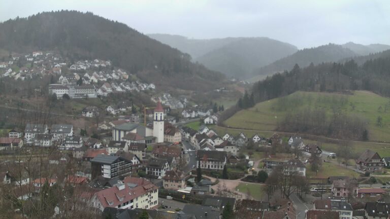 Dieses Bild zeigt eine Webcam-Aufnahme von Ottenhöfen, aufgenommen am Mittwoch, den 24.12.2025 um 10:40 Uhr