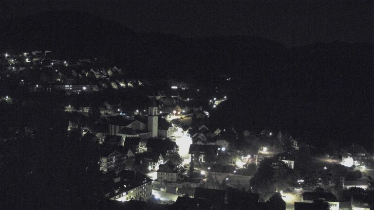 Dieses Bild zeigt eine Webcam-Aufnahme von Ottenhöfen, aufgenommen am Montag, den 24.08.2026 um 02:00 Uhr