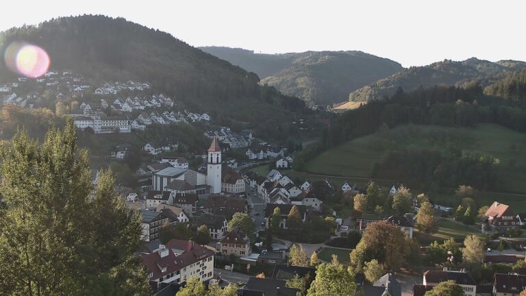 Dieses Bild zeigt eine Webcam-Aufnahme von Ottenhöfen, aufgenommen am Dienstag, den 06.10.2026 um 08:50 Uhr