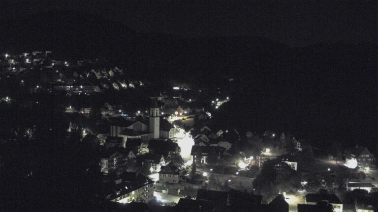 Dieses Bild zeigt eine Webcam-Aufnahme von Ottenhöfen, aufgenommen am Sonntag, den 23.08.2026 um 03:30 Uhr