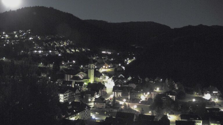 Dieses Bild zeigt eine Webcam-Aufnahme von Ottenhöfen, aufgenommen am Freitag, den 01.05.2026 um 22:30 Uhr