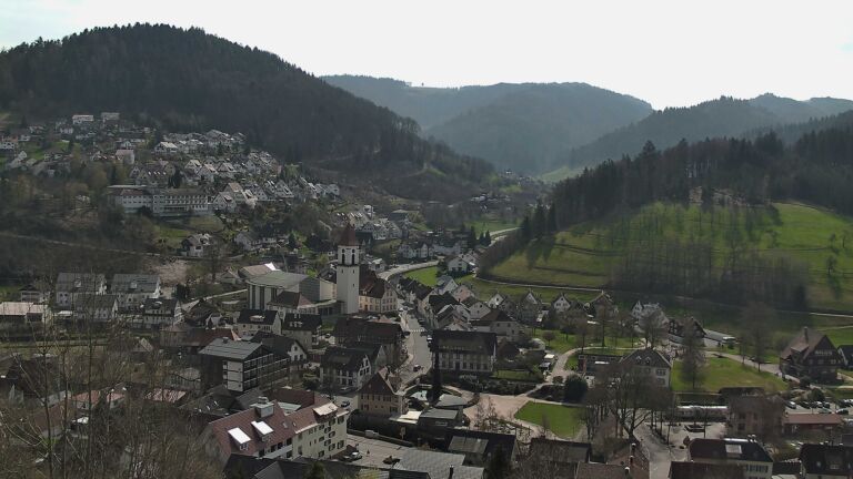 Dieses Bild zeigt eine Webcam-Aufnahme von Ottenhöfen, aufgenommen am Dienstag, den 24.03.2026 um 12:20 Uhr