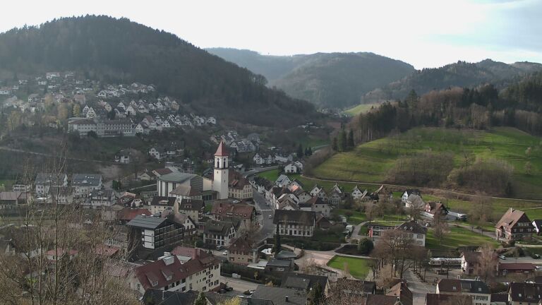 Dieses Bild zeigt eine Webcam-Aufnahme von Ottenhöfen, aufgenommen am Mittwoch, den 25.03.2026 um 07:50 Uhr