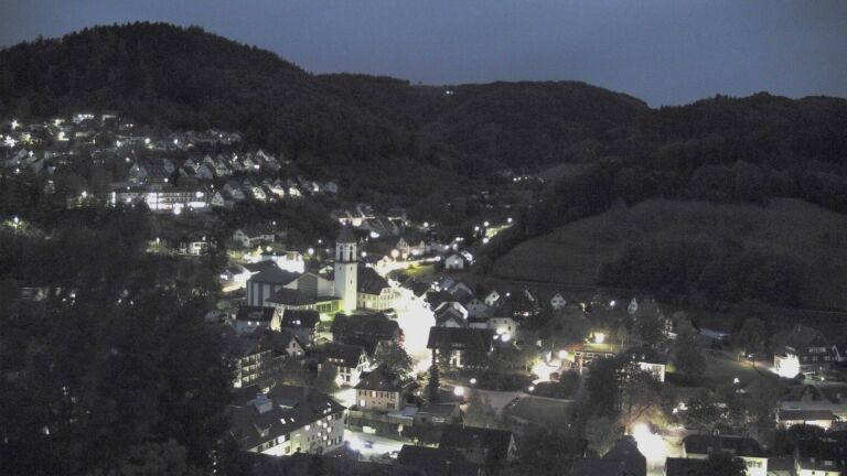 Dieses Bild zeigt eine Webcam-Aufnahme von Ottenhöfen, aufgenommen am Freitag, den 23.10.2026 um 07:20 Uhr