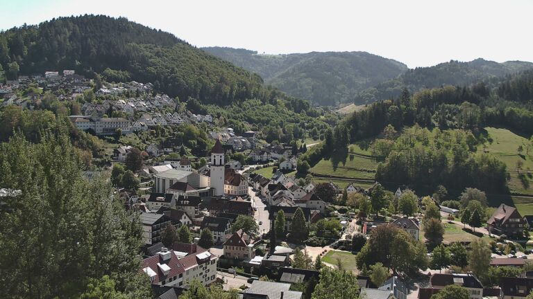 Dieses Bild zeigt eine Webcam-Aufnahme von Ottenhöfen, aufgenommen am Mittwoch, den 23.09.2026 um 12:50 Uhr