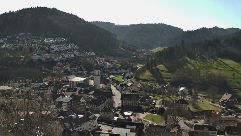 Dieses Bild zeigt eine Webcam-Aufnahme von Ottenhöfen, aufgenommen am Montag, den 02.03.2026 um 11:10 Uhr