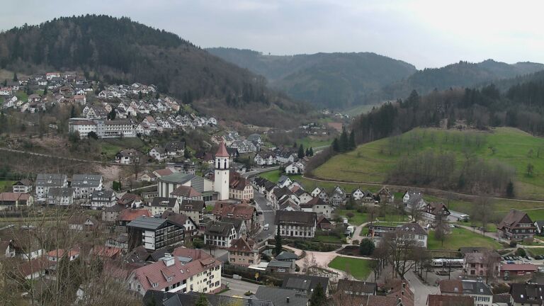 Dieses Bild zeigt eine Webcam-Aufnahme von Ottenhöfen, aufgenommen am Samstag, den 21.03.2026 um 14:10 Uhr