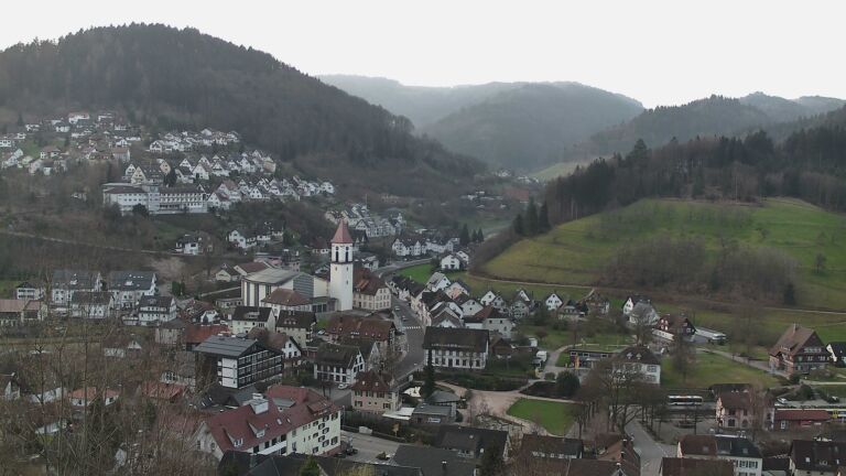 Dieses Bild zeigt eine Webcam-Aufnahme von Ottenhöfen, aufgenommen am Montag, den 09.03.2026 um 07:40 Uhr