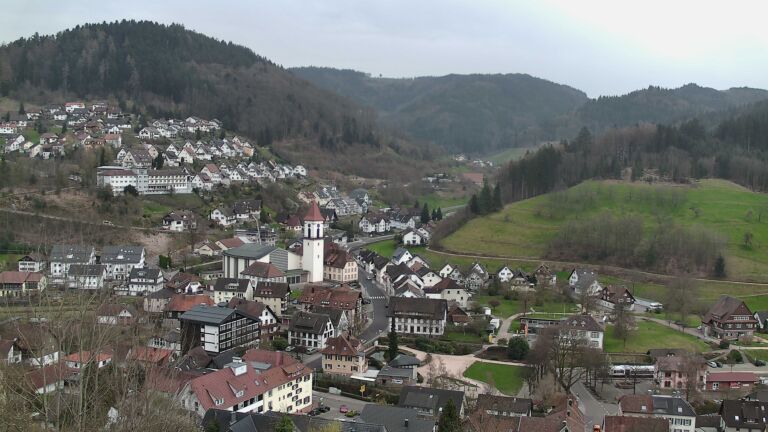 Dieses Bild zeigt eine Webcam-Aufnahme von Ottenhöfen, aufgenommen am Mittwoch, den 25.03.2026 um 09:30 Uhr