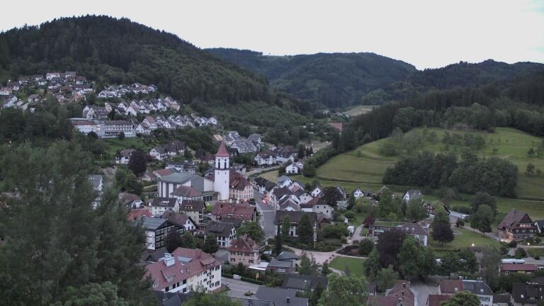 Dieses Bild zeigt eine Webcam-Aufnahme von Ottenhöfen, aufgenommen am Mittwoch, den 03.06.2026 um 21:30 Uhr