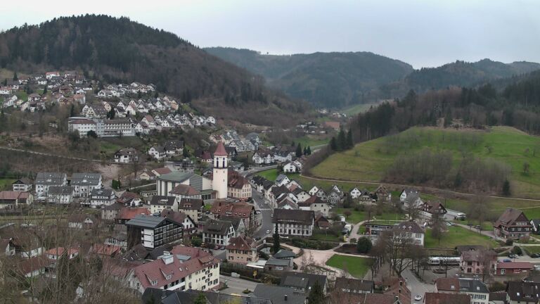 Dieses Bild zeigt eine Webcam-Aufnahme von Ottenhöfen, aufgenommen am Samstag, den 21.03.2026 um 17:50 Uhr