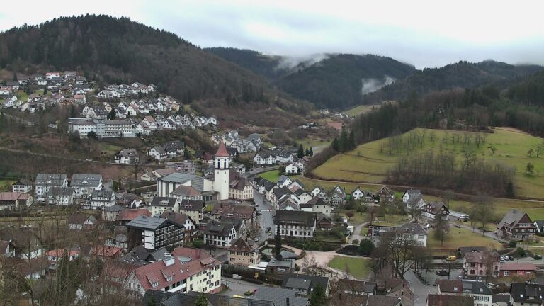 Dieses Bild zeigt eine Webcam-Aufnahme von Ottenhöfen, aufgenommen am Mittwoch, den 11.02.2026 um 11:30 Uhr