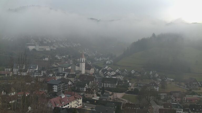 Dieses Bild zeigt eine Webcam-Aufnahme von Ottenhöfen, aufgenommen am Mittwoch, den 04.02.2026 um 16:40 Uhr