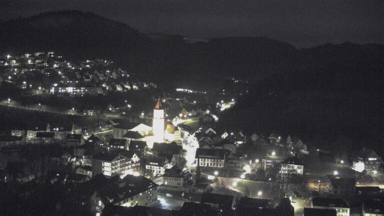 Dieses Bild zeigt eine Webcam-Aufnahme von Ottenhöfen, aufgenommen am Montag, den 30.03.2026 um 21:30 Uhr