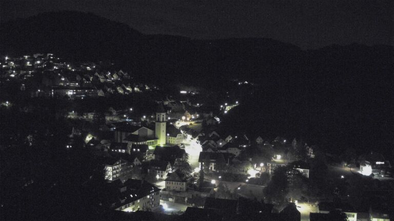 Dieses Bild zeigt eine Webcam-Aufnahme von Ottenhöfen, aufgenommen am Dienstag, den 06.10.2026 um 22:30 Uhr