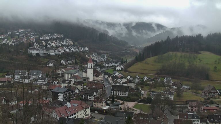 Dieses Bild zeigt eine Webcam-Aufnahme von Ottenhöfen, aufgenommen am Freitag, den 20.02.2026 um 10:50 Uhr