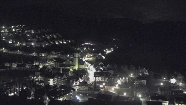 Dieses Bild zeigt eine Webcam-Aufnahme von Ottenhöfen, aufgenommen am Freitag, den 13.02.2026 um 05:40 Uhr