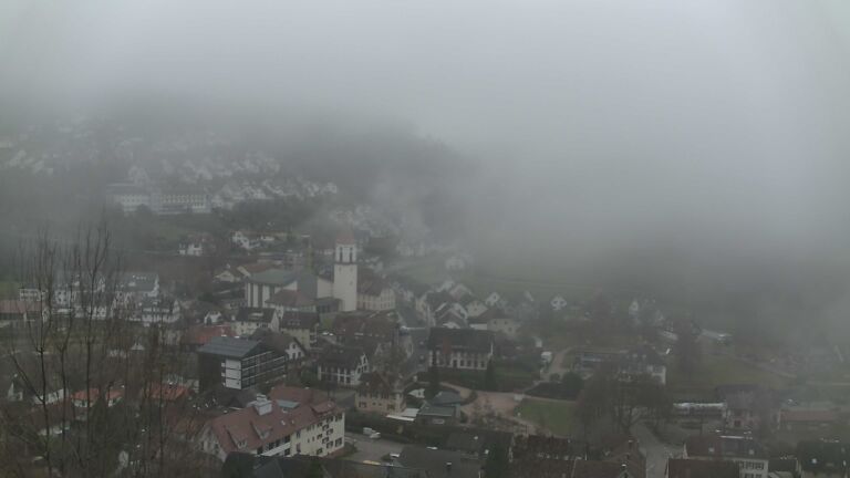 Dieses Bild zeigt eine Webcam-Aufnahme von Ottenhöfen, aufgenommen am Montag, den 22.12.2025 um 12:20 Uhr