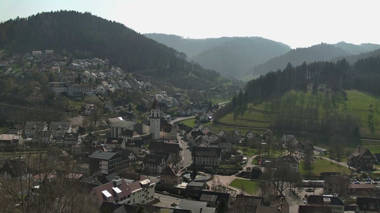 Dieses Bild zeigt eine Webcam-Aufnahme von Ottenhöfen, aufgenommen am Sonntag, den 22.03.2026 um 12:30 Uhr