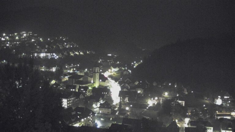 Dieses Bild zeigt eine Webcam-Aufnahme von Ottenhöfen, aufgenommen am Mittwoch, den 21.10.2026 um 20:20 Uhr