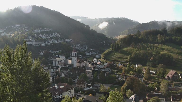 Dieses Bild zeigt eine Webcam-Aufnahme von Ottenhöfen, aufgenommen am Freitag, den 02.10.2026 um 09:40 Uhr