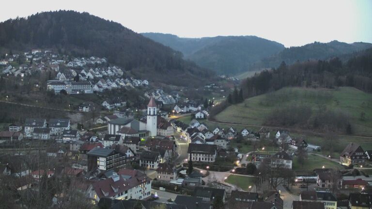 Dieses Bild zeigt eine Webcam-Aufnahme von Ottenhöfen, aufgenommen am Montag, den 23.03.2026 um 06:00 Uhr