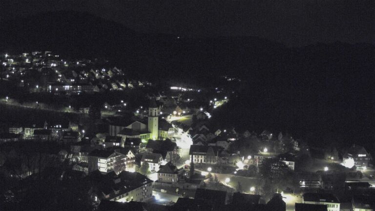 Dieses Bild zeigt eine Webcam-Aufnahme von Ottenhöfen, aufgenommen am Samstag, den 18.04.2026 um 22:30 Uhr