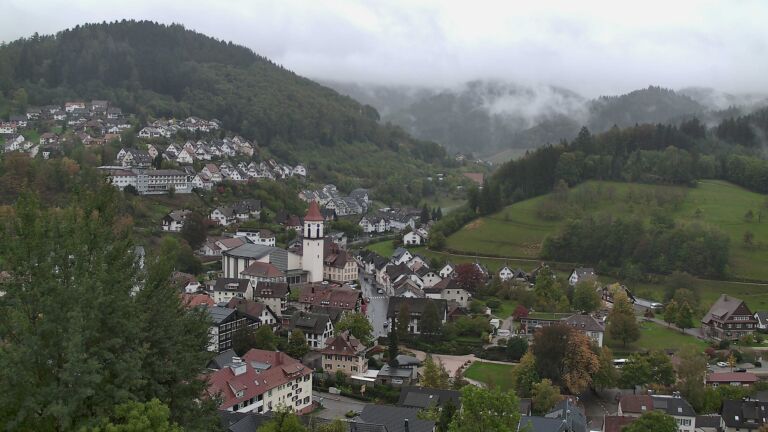 Dieses Bild zeigt eine Webcam-Aufnahme von Ottenhöfen, aufgenommen am Mittwoch, den 21.10.2026 um 12:40 Uhr