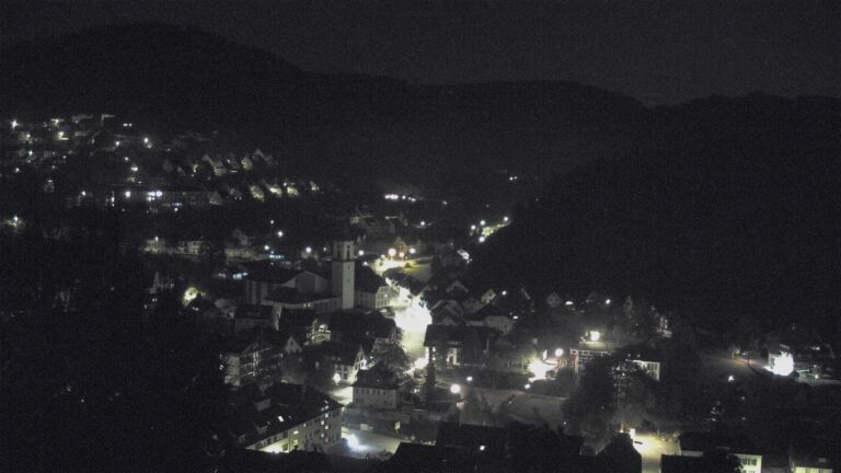 Dieses Bild zeigt eine Webcam-Aufnahme von Ottenhöfen, aufgenommen am Dienstag, den 20.10.2026 um 00:00 Uhr