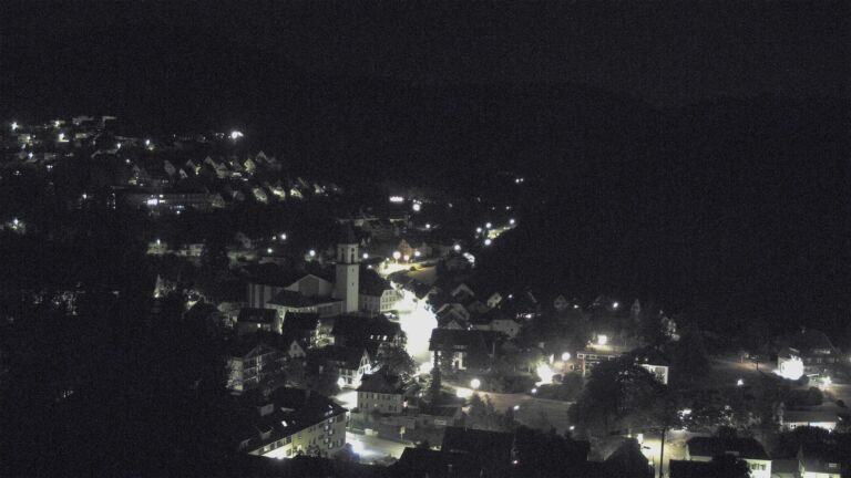 Dieses Bild zeigt eine Webcam-Aufnahme von Ottenhöfen, aufgenommen am Sonntag, den 19.07.2026 um 00:30 Uhr