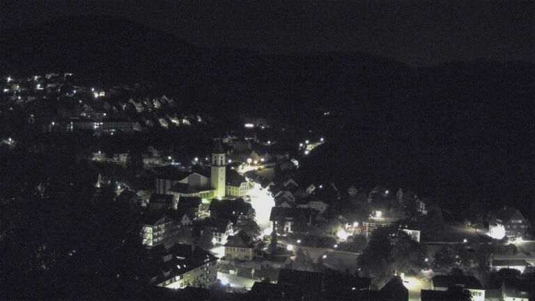 Dieses Bild zeigt eine Webcam-Aufnahme von Ottenhöfen, aufgenommen am Dienstag, den 08.09.2026 um 05:00 Uhr