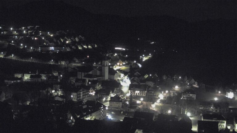 Dieses Bild zeigt eine Webcam-Aufnahme von Ottenhöfen, aufgenommen am Mittwoch, den 17.12.2025 um 03:30 Uhr