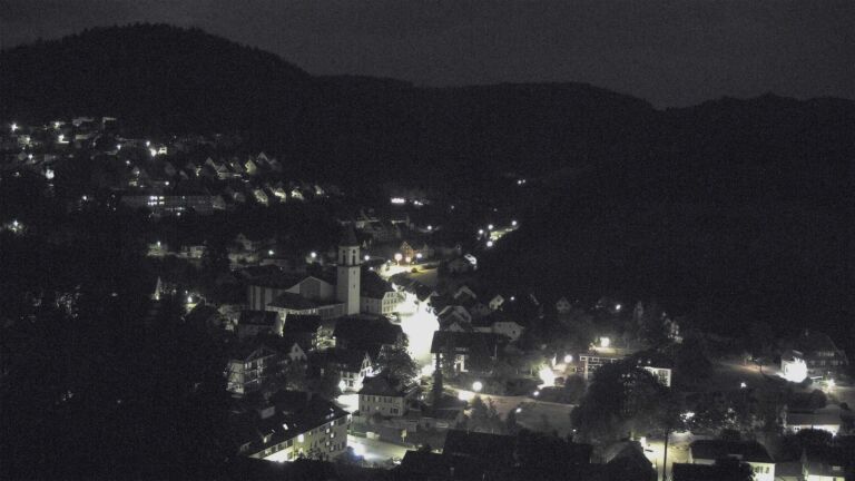 Dieses Bild zeigt eine Webcam-Aufnahme von Ottenhöfen, aufgenommen am Dienstag, den 04.08.2026 um 02:30 Uhr