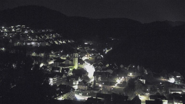 Dieses Bild zeigt eine Webcam-Aufnahme von Ottenhöfen, aufgenommen am Mittwoch, den 30.09.2026 um 20:50 Uhr