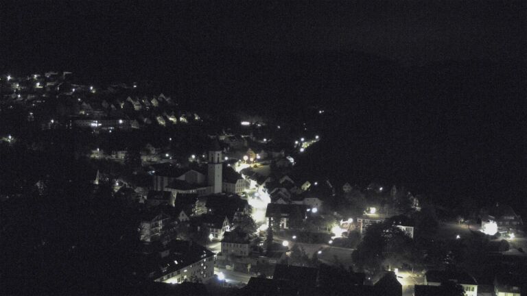 Dieses Bild zeigt eine Webcam-Aufnahme von Ottenhöfen, aufgenommen am Montag, den 21.09.2026 um 01:00 Uhr