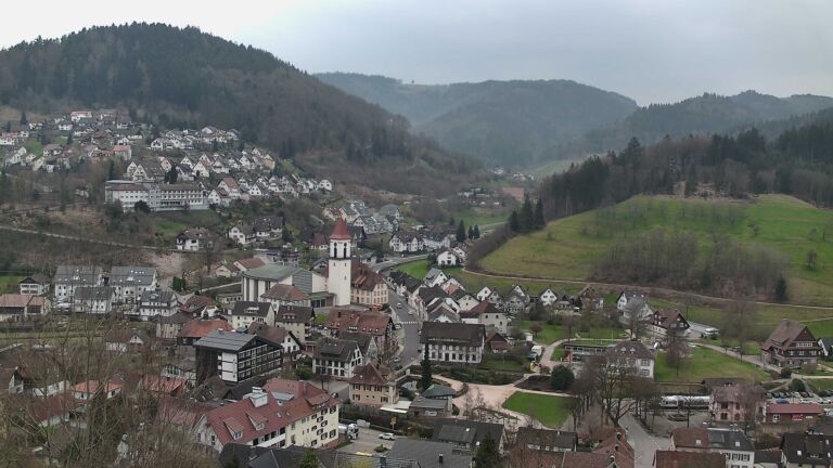 Dieses Bild zeigt eine Webcam-Aufnahme von Ottenhöfen, aufgenommen am Samstag, den 21.03.2026 um 11:50 Uhr